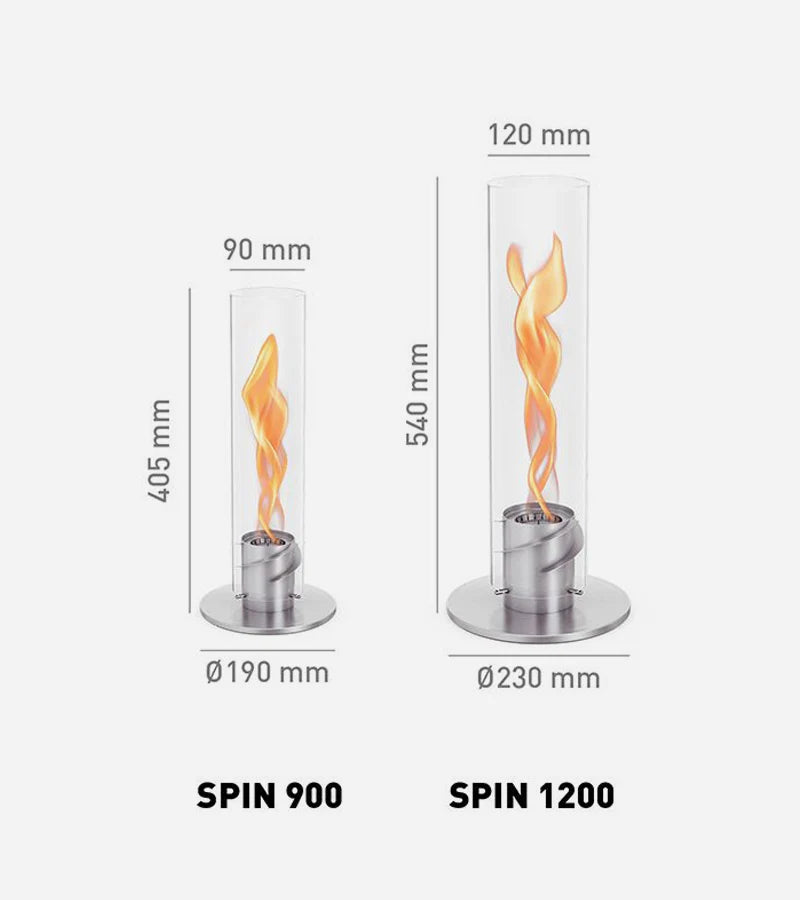 Cheminée de table portable SPIN 900 & 1200